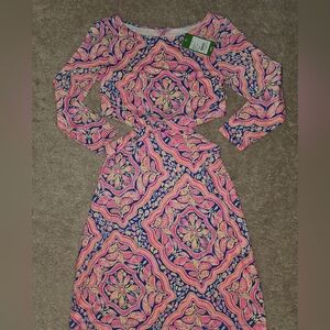 NWT Lilly Pulitzer Pippa Cutout Can't Resist Dress Small